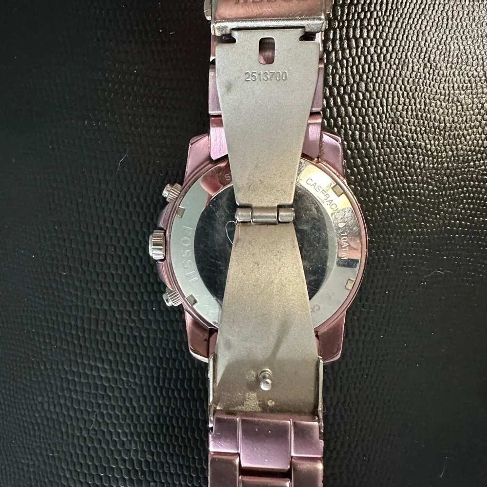 Fossil Tachymeter Purple Watch - Picture 7 of 11